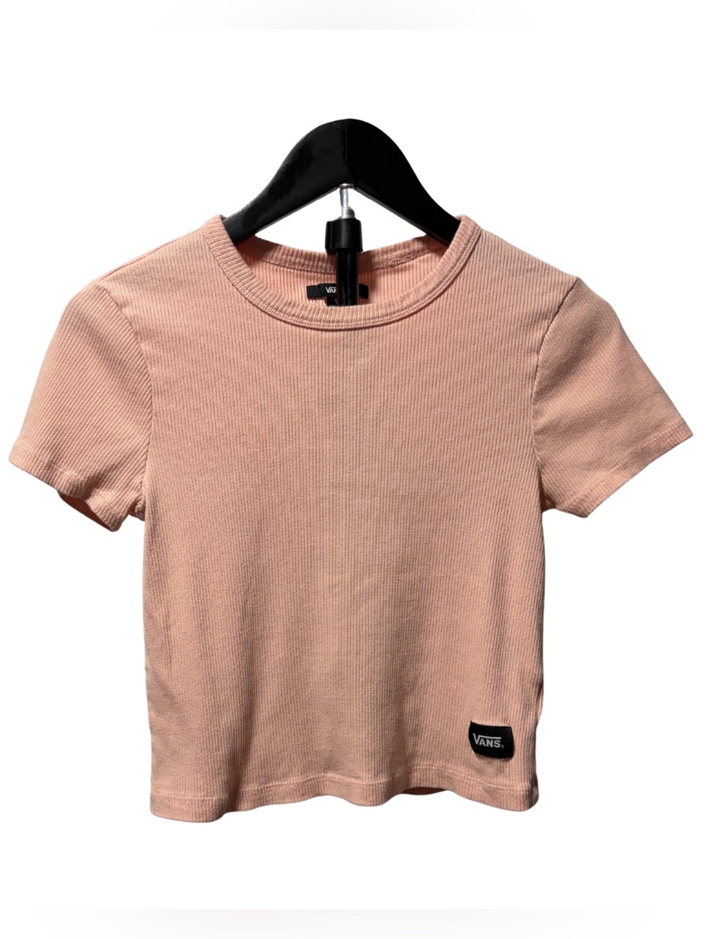 Vans Women’s Dusty Rose Ribbed Crop Tee